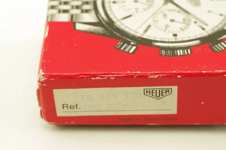 Heuer 73321 Valjoux 7733 Serviced and Original Box