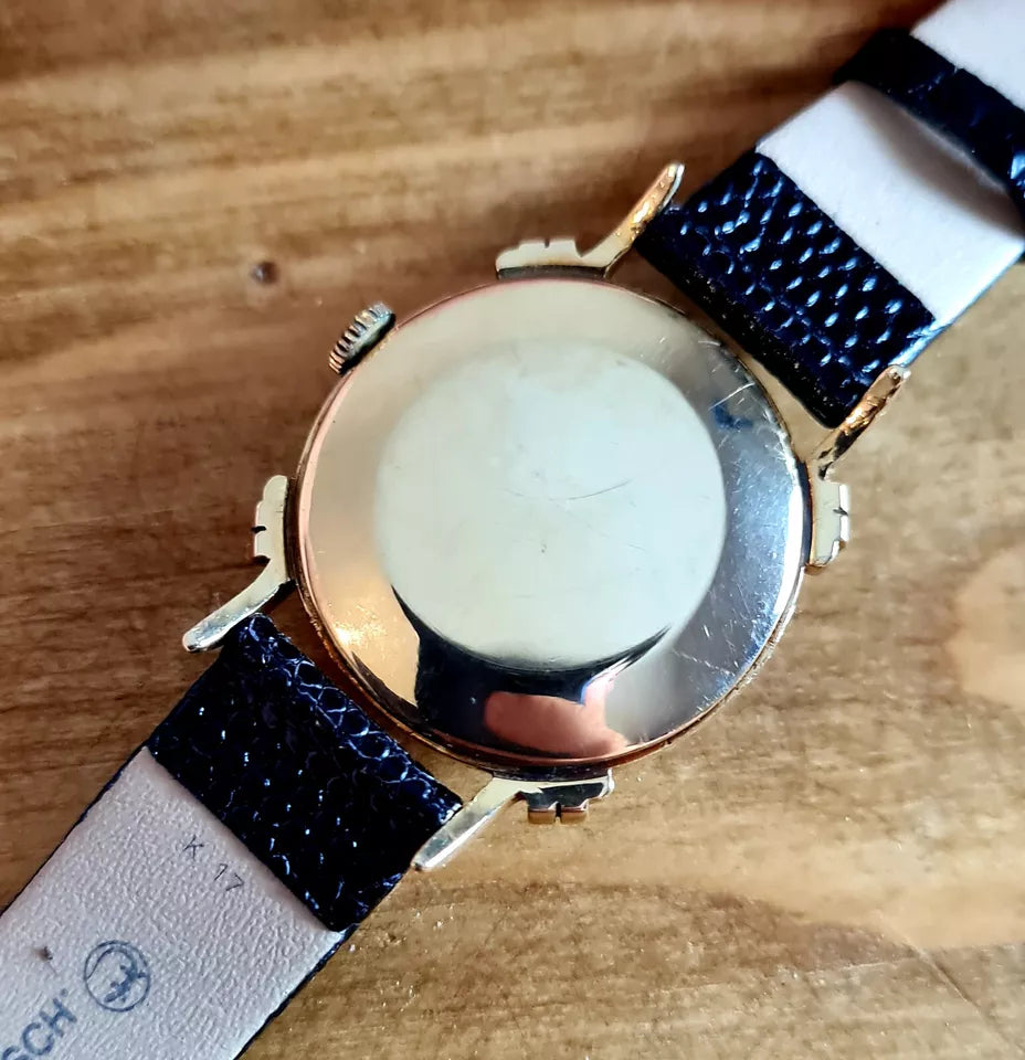 Vintage 14ct Jaeger Lecoultre Watch | Fancy Rolled Lugs