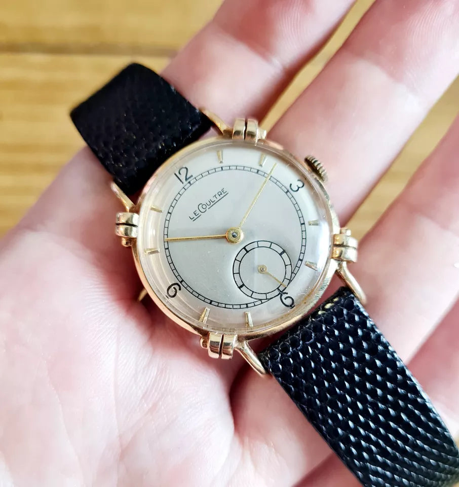 Vintage 14ct Jaeger Lecoultre Watch | Fancy Rolled Lugs