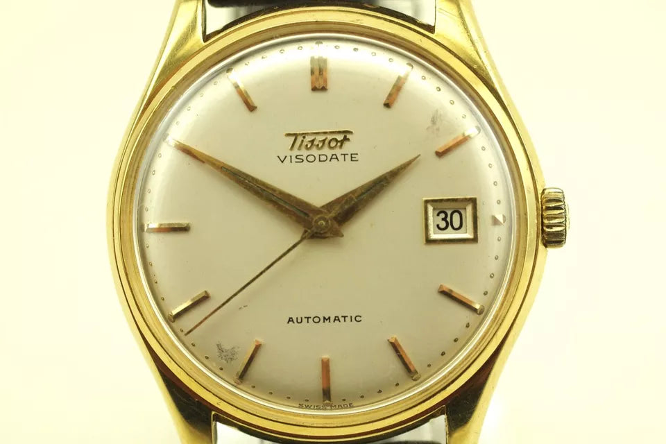 Tissot Visodate Automatic 18k Gold Vintage