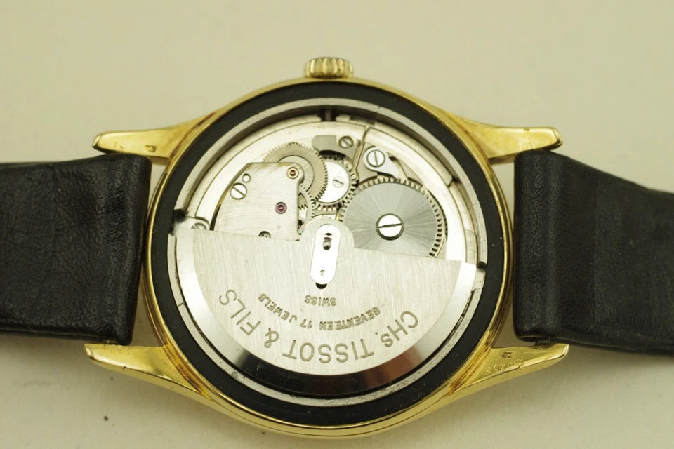 Tissot Visodate Automatic 18k Gold Vintage