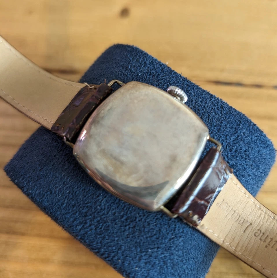 1929 Omega Solid Silver Dennison Cased | Douglas Dudley