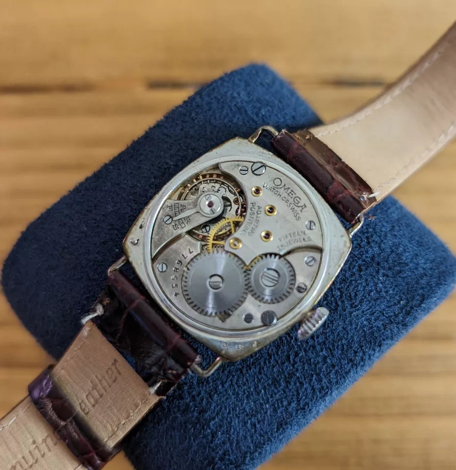 1929 Omega Solid Silver Dennison Cased | Douglas Dudley