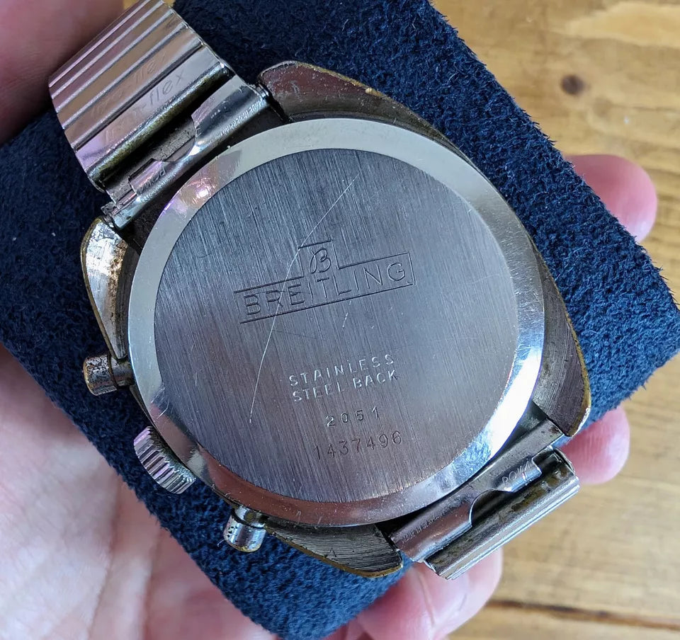 Breitling Vintage Sprint Chrono 1970’s Rare Dial Ref 2051