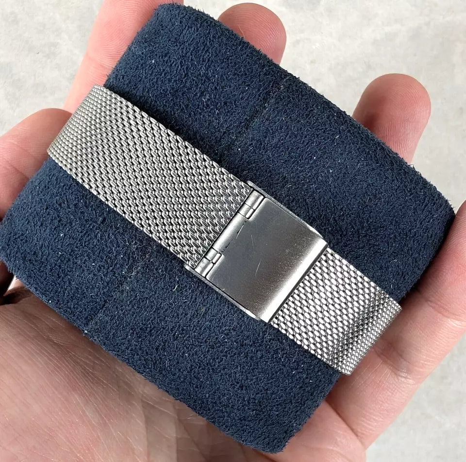 Vintage 1970 Omega Geneve Blue Dial Watch - 135.070