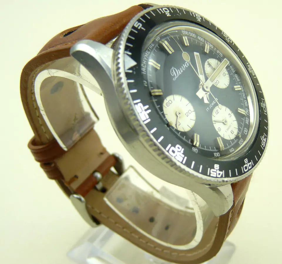 Vintage Duval Baylor 1970s Landeron 349 Chronograph | Original Box