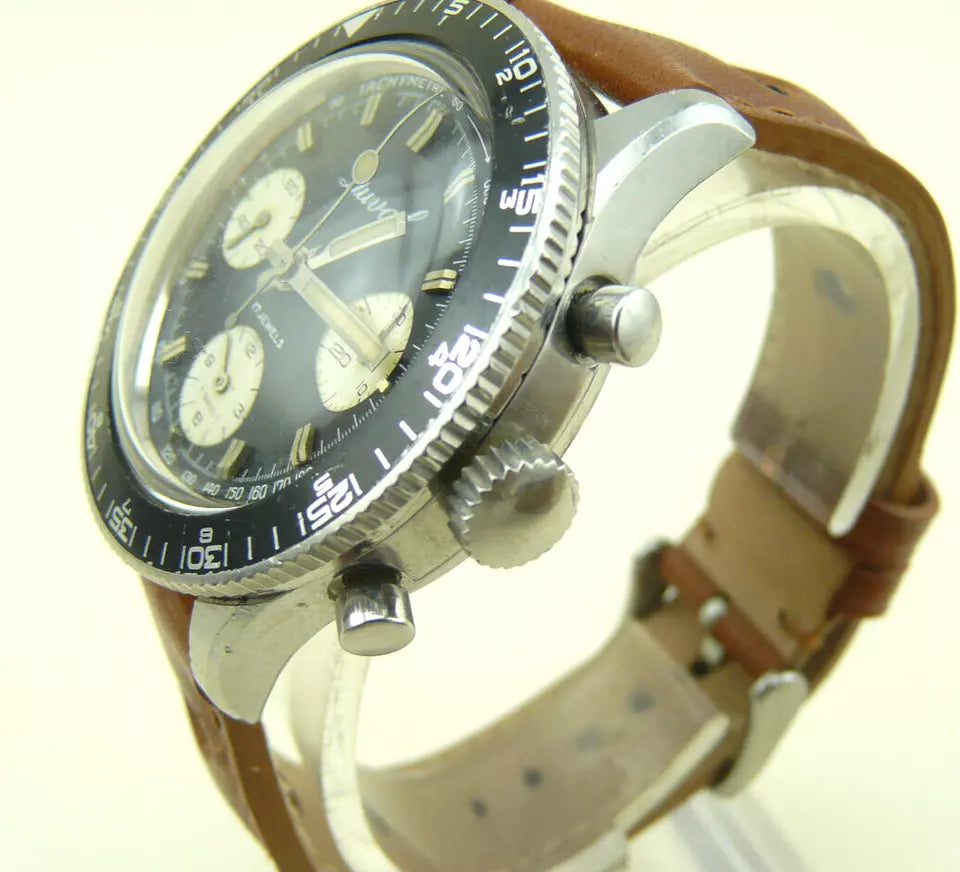 Vintage Duval Baylor 1970s Landeron 349 Chronograph | Original Box