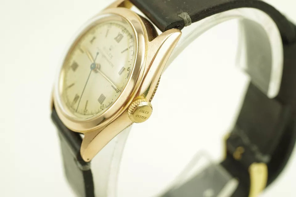 Rolex 4270 18k Oyster Chronometre 1946 Serviced Super Rare