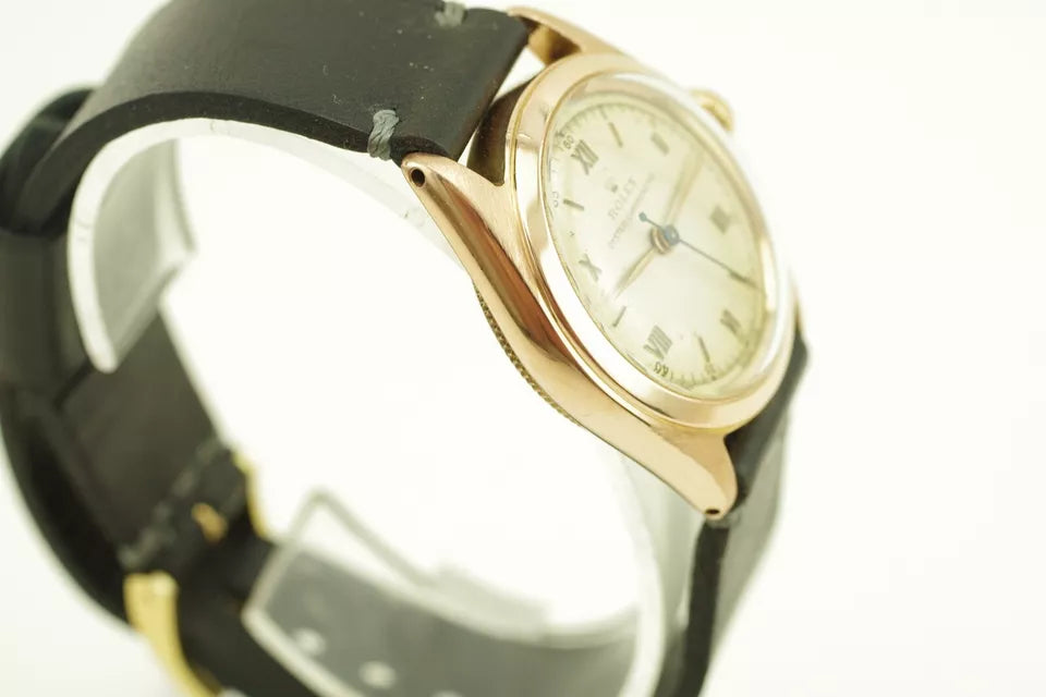 Rolex 4270 18k Oyster Chronometre 1946 Serviced Super Rare