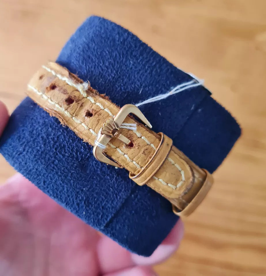 9ct Rolex Shock Resisting Dennison Cased Watch