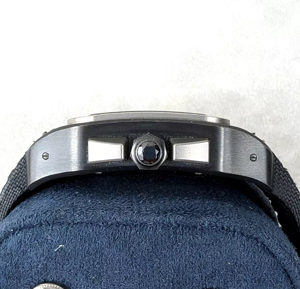 Cartier Santos 3104 100 XL Chronograph Carbon Automatic 45mm Full Box and Papers