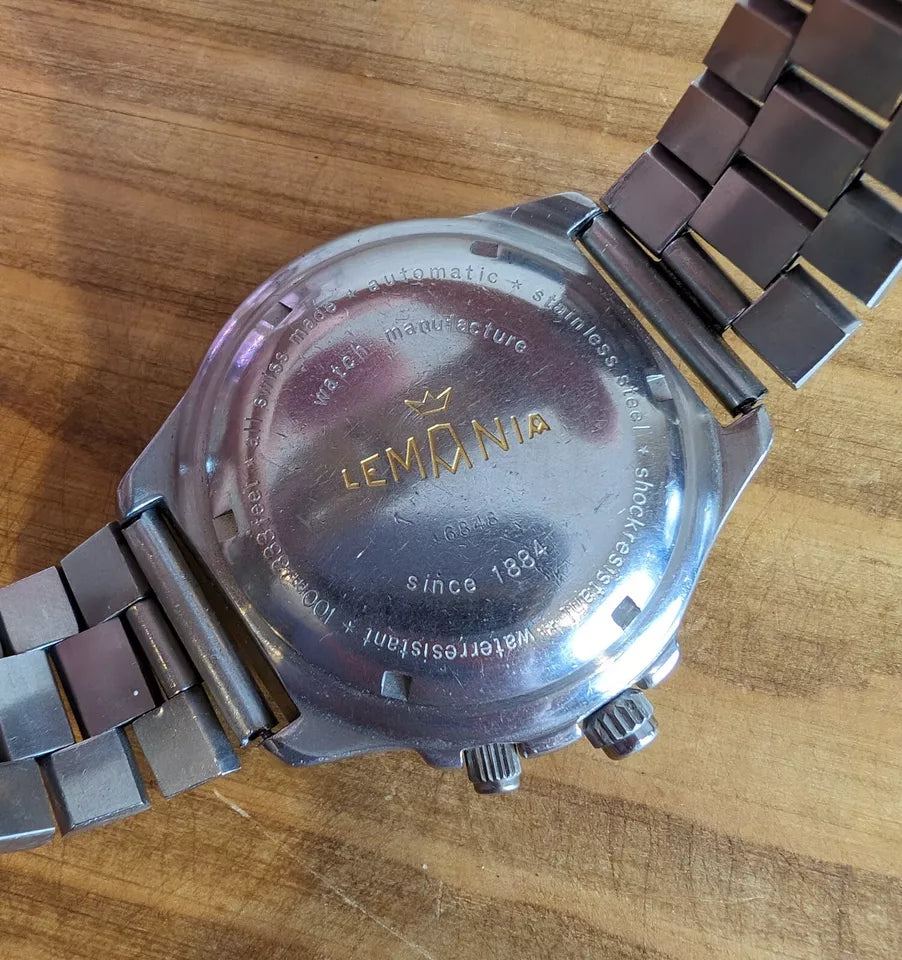Lemania Levstrom Regatta Automatic | 1990s with Lemania Bracelet