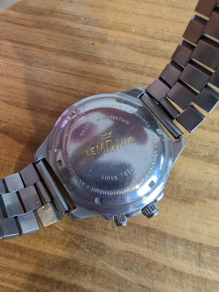 Lemania Levstrom Regatta Automatic | 1990s with Lemania Bracelet