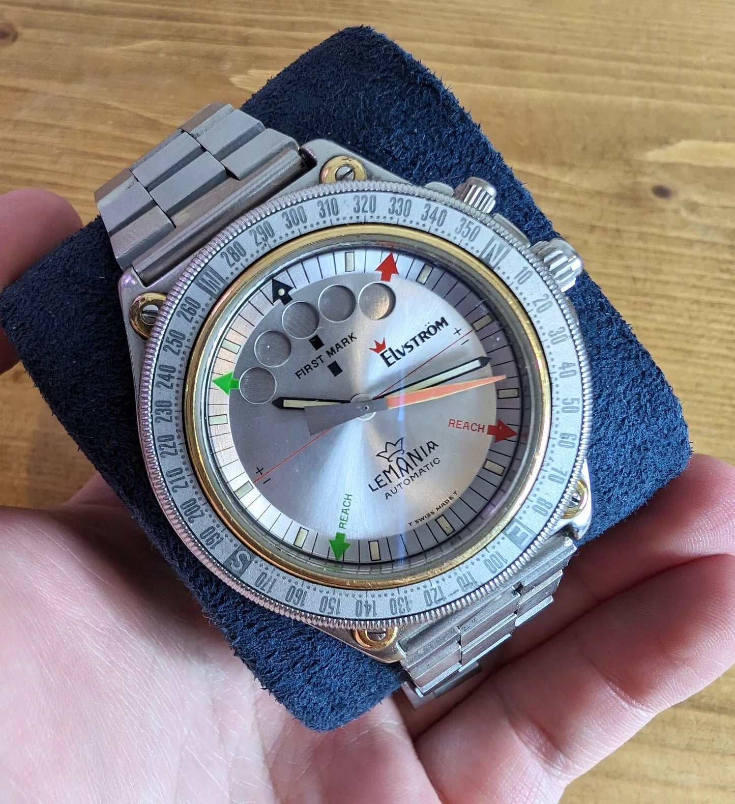 Lemania Levstrom Regatta Automatic | 1990s with Lemania Bracelet