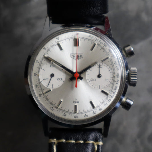 Heuer 73321 Valjoux 7733 Serviced and Original Box