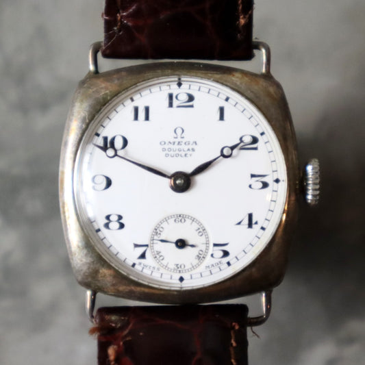 1929 Omega Solid Silver Dennison Cased | Douglas Dudley