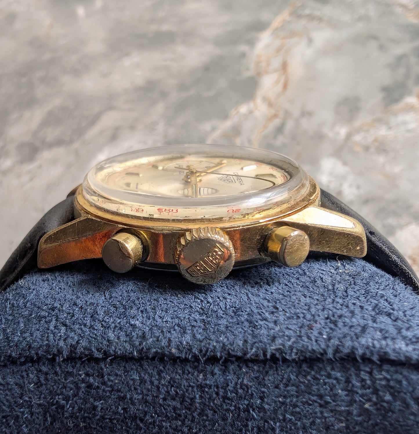 Vintage Heuer Carrera Chronograph 3648 Triple Signed and Warranted