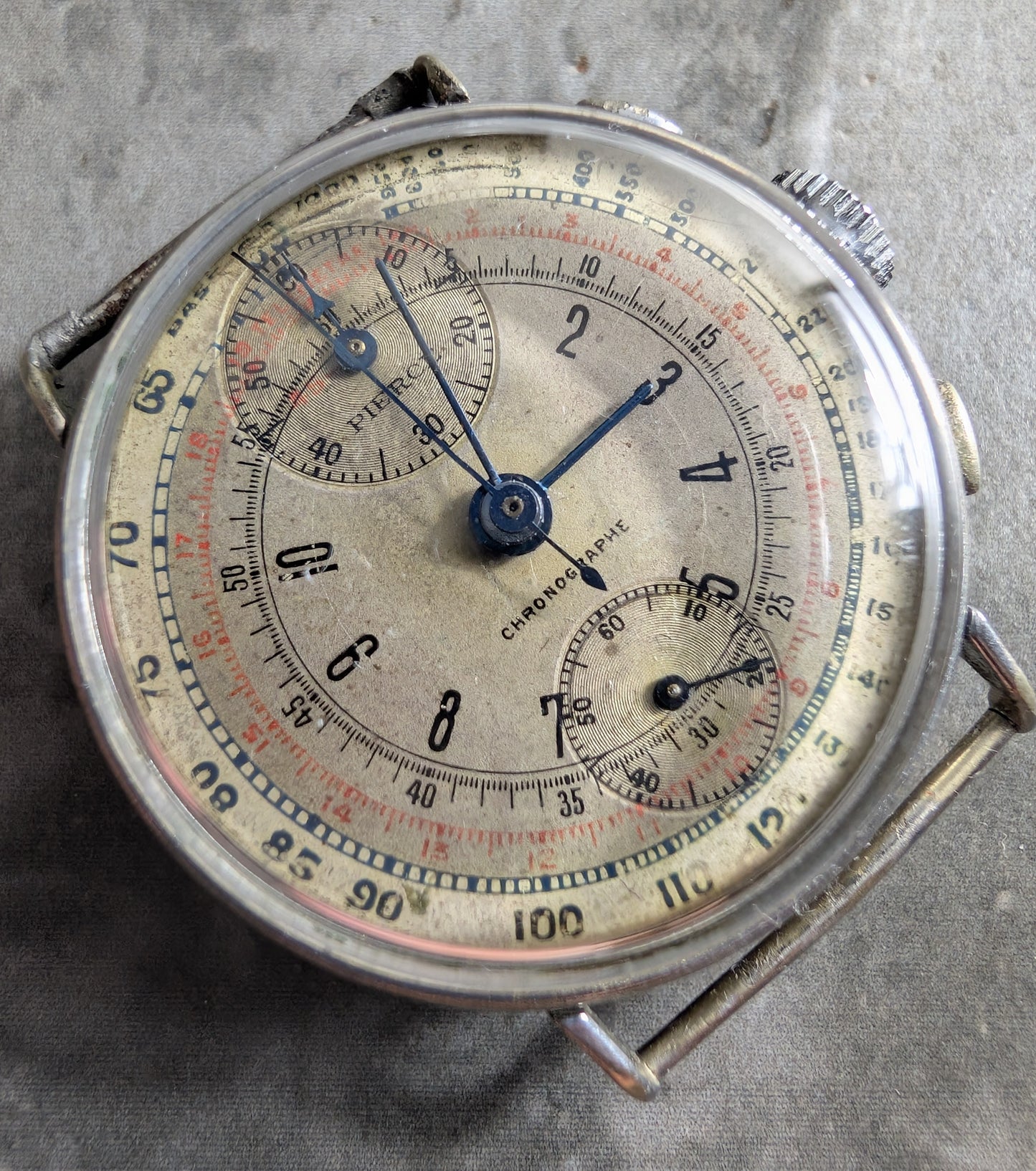 Pierce Chronograph 1940’s Beautiful Dial