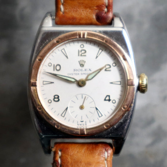 Rolex Oyster Speedking | Ref 3359 Two Tone Gold Bezel | Just Serviced